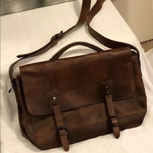 Leather Unisex Briefcase “Mailbag” New